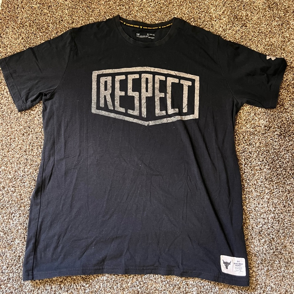 Under Armour Blood Sweat Respect Workout Short-Sleeve Shirt Men's XL